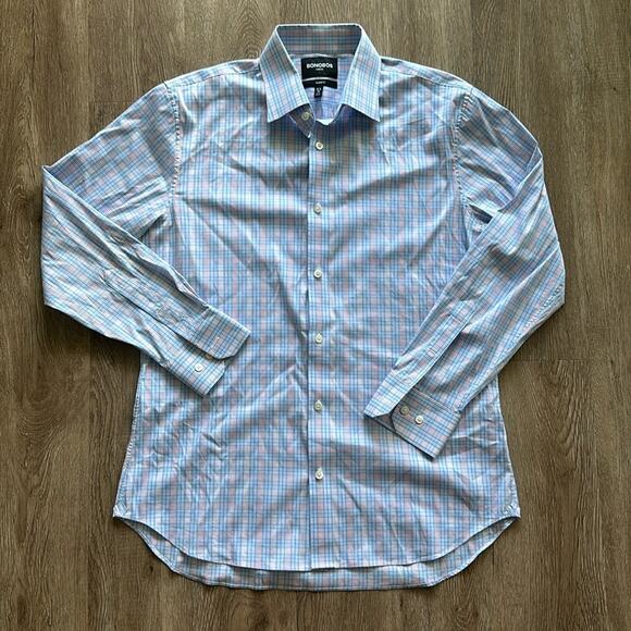 Bonobos Jet Setter Stretch Tailored Fit Dress Shirt - Picture 1 of 5